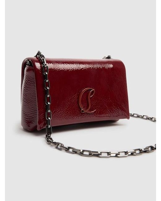 Christian Louboutin Red Loubi54 Soft Patent Pouch