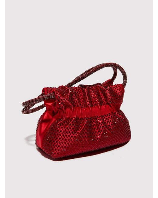 MAX&Co. Red Rhinestone Shoulder Bag