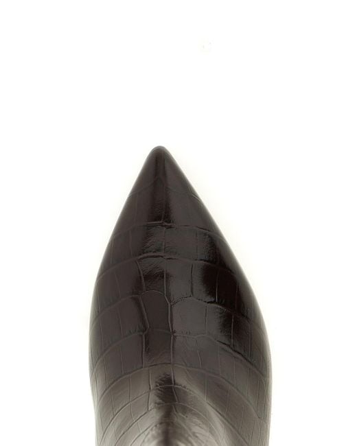 Paris Texas Black 'Stiletto' Boots