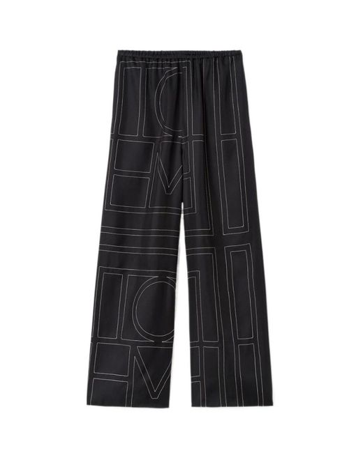Totême Black Silk Pyjamas