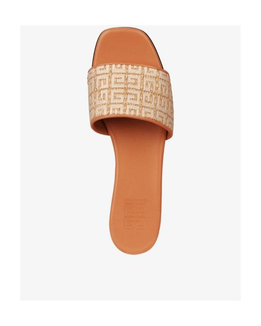 Givenchy White Flat Sandals