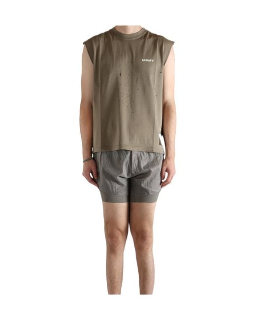 Satisfy Multicolor Mothtech Muscle Tee for men