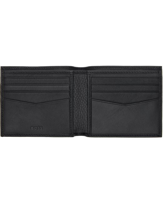 Boss Blue Letter Logo Wallet for men