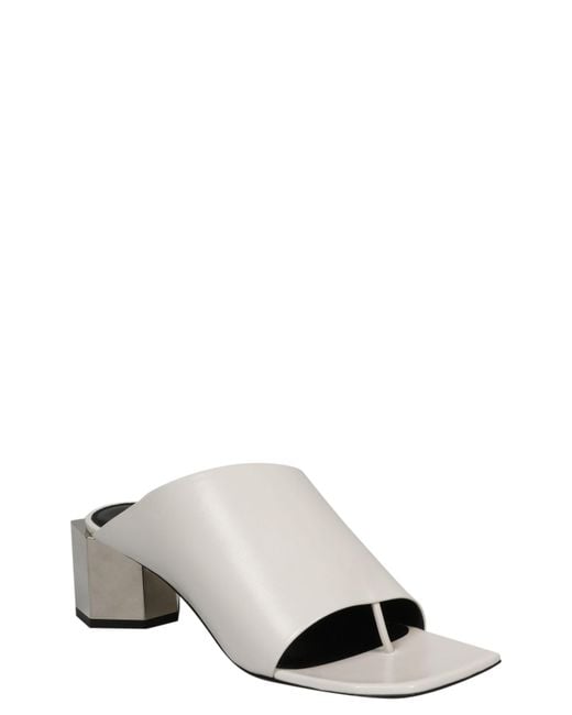 Off-White c/o Virgil Abloh White Xenut Slip-On Mules