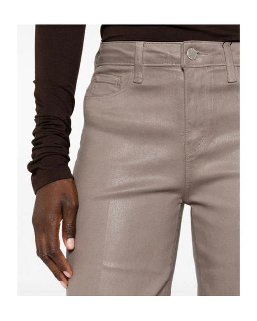 L'Agence Gray Belt Loops Jeans