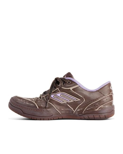Balenciaga Brown Hamptons Medium Worn-Out Sneakers