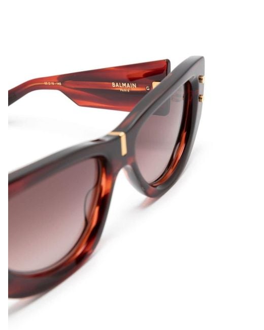 Balmain Pink B-Muse Geometric-Frame Sunglasses