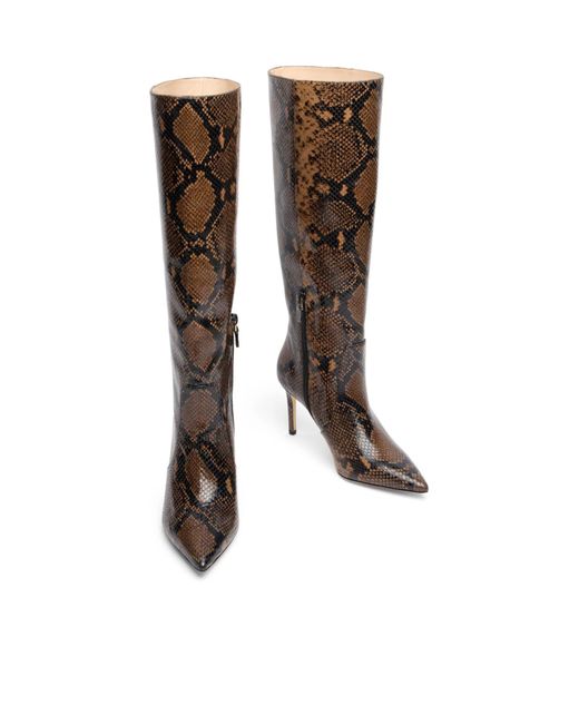 Stuart Weitzman Brown Stuart Power Boot 85