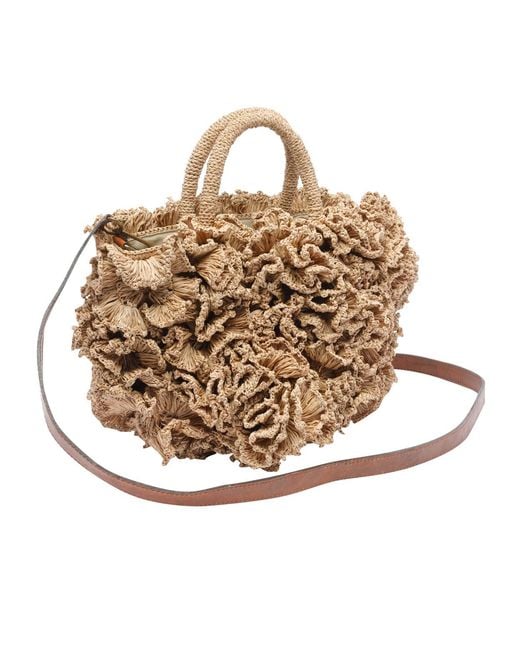 IBELIV Metallic Coral 3D Decoration Handbag