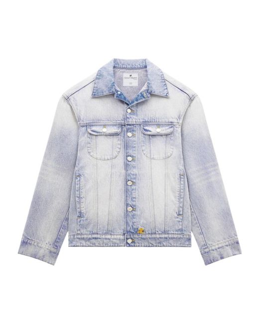 Courreges Blue Cocoon Denim Jacket