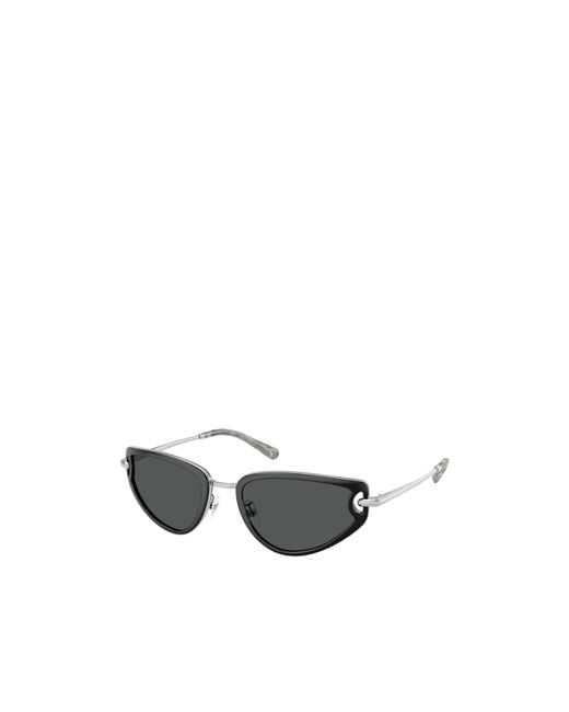 Tory Burch White Geometric Sunglasses
