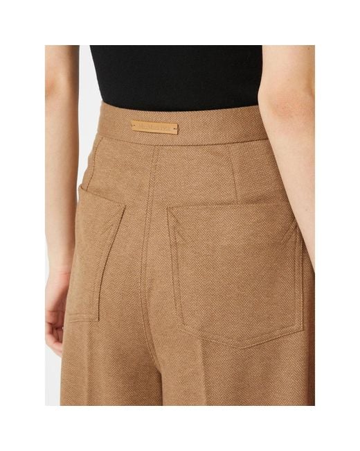 Max Mara Brown Pocket Casual Pants