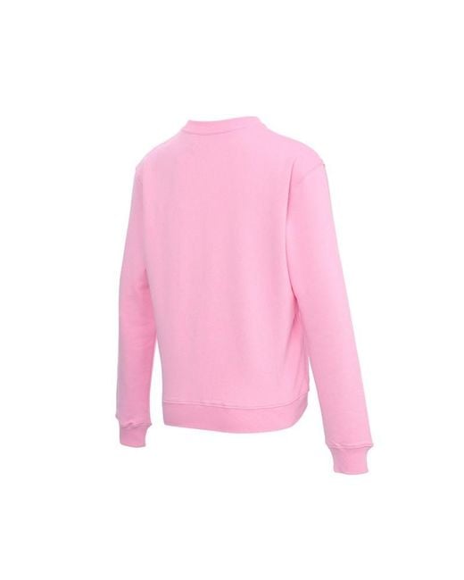 MSGM Pink Logo Details Sweater