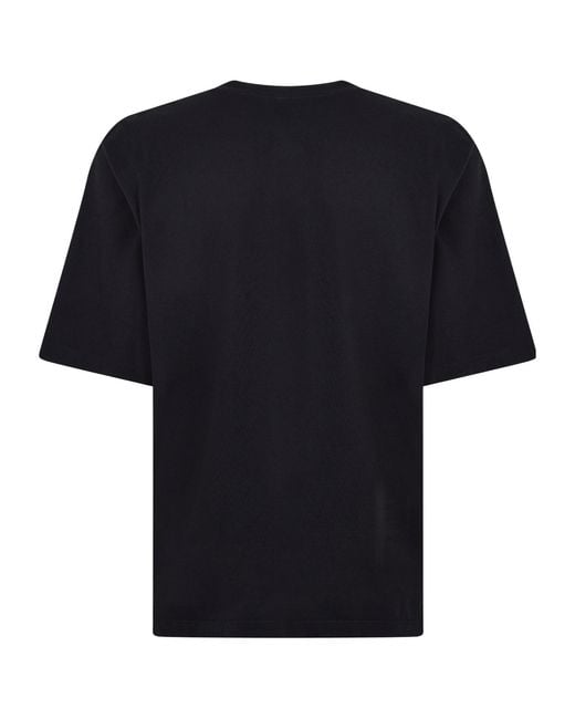 DSquared² Black Cotton Crewneck Shortsleeve Tshirt for men