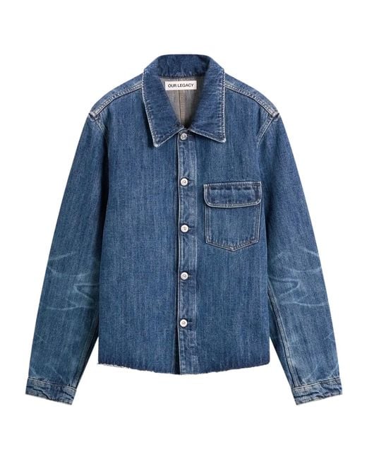 Our Legacy Blue Cut Rebirth Jacket for men