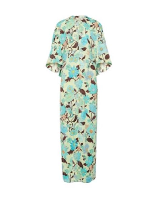 Stella McCartney Green Caped Maxi Dress