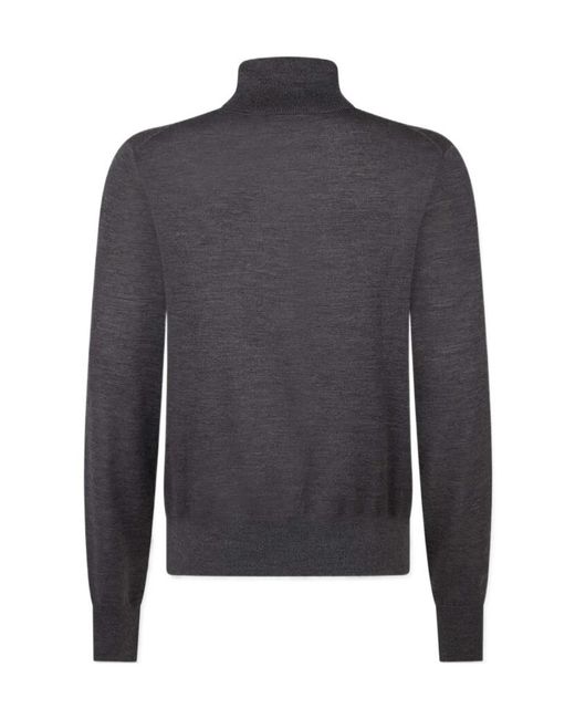 DSquared² Blue D2 Upside Down Turtleneck Pullover for men