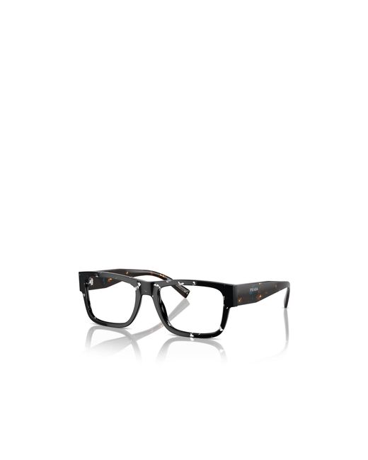 Prada White Eyewear Rectangular Frame Glasses for men