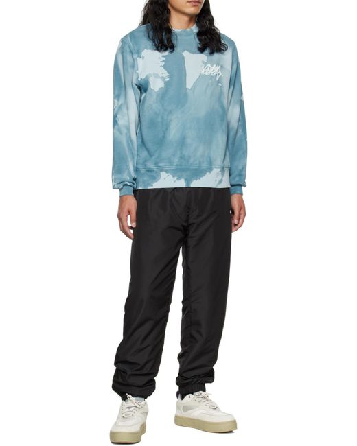 MSGM Black Logo-Print Track Pants for men