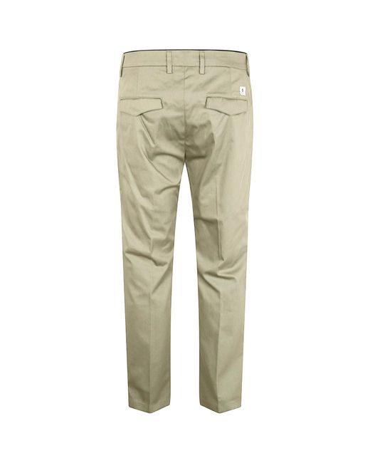 Department 5 Gray Belt Loops Slacks for men