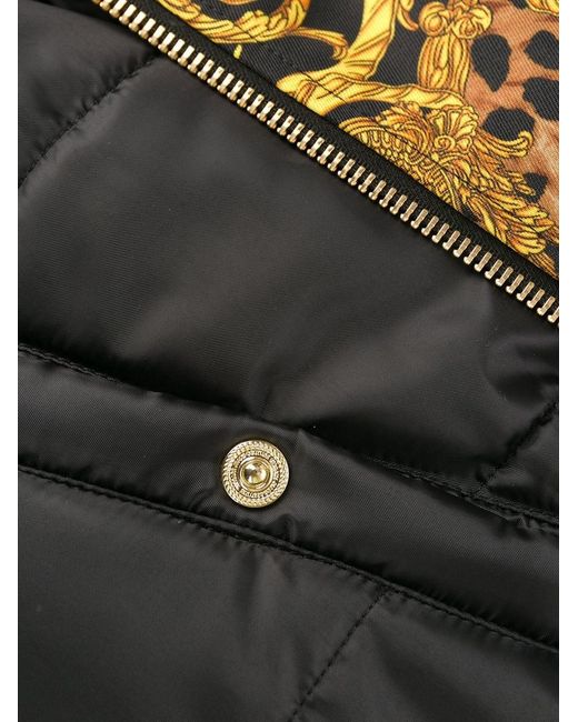 Versace Jeans Yellow Leopard Zipper Baseball Jacket for men