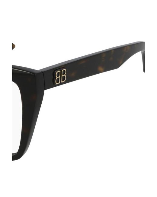 Balenciaga White Eyewear Square Frame Glasses