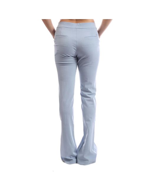 Off-White c/o Virgil Abloh Blue Wool Blend Basic Slim Pants