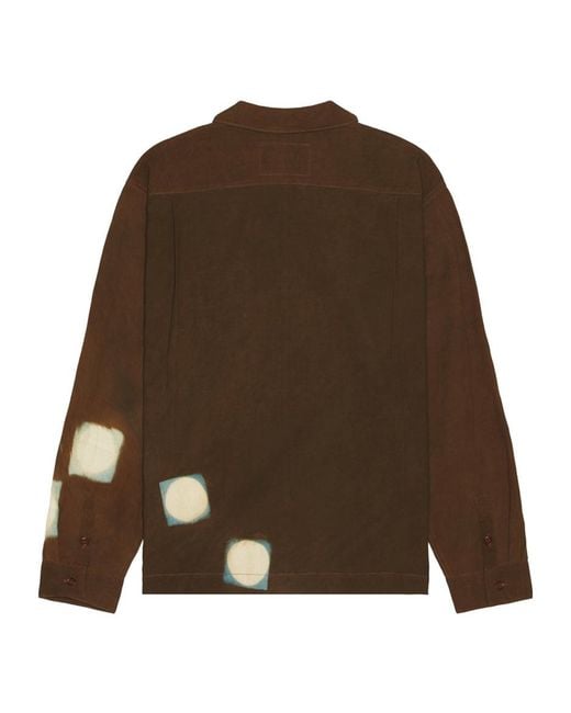 STORY mfg. Brown Long-Sleeved Shirt for men