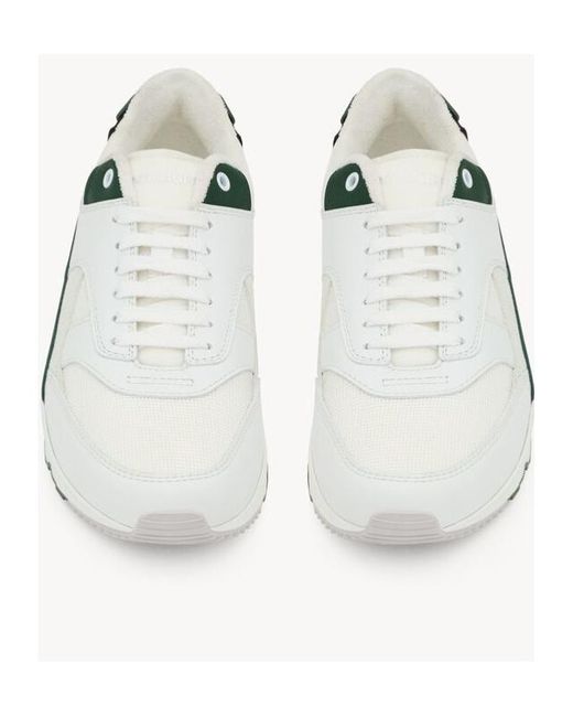 Saint Laurent White Bump Sneakers for men