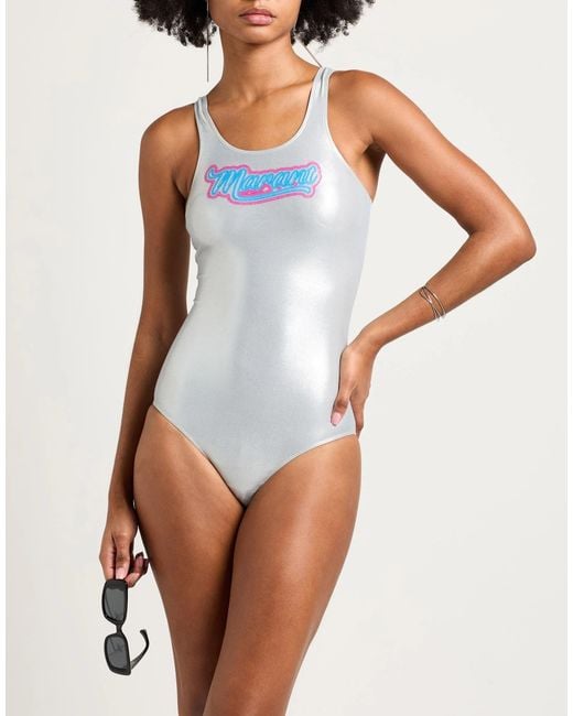 Isabel Marant Blue Sleeveless One-Piece Swimsuit