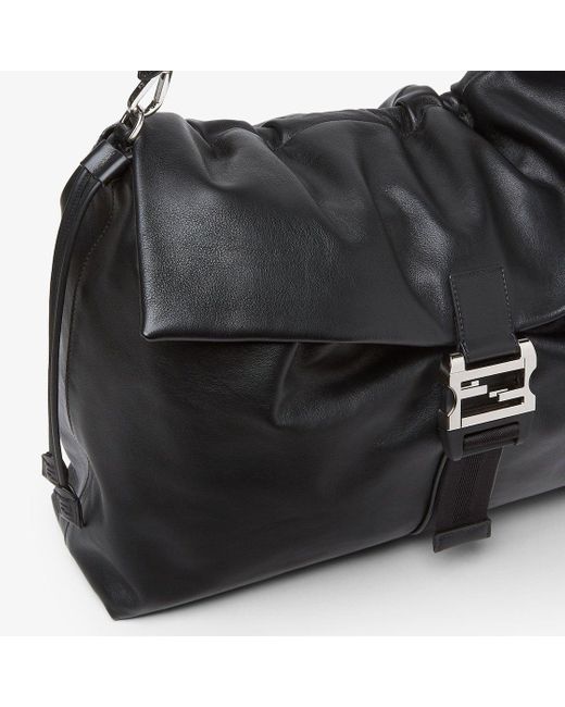 Fendi Black Flux Maxi Shoulder Bag for men