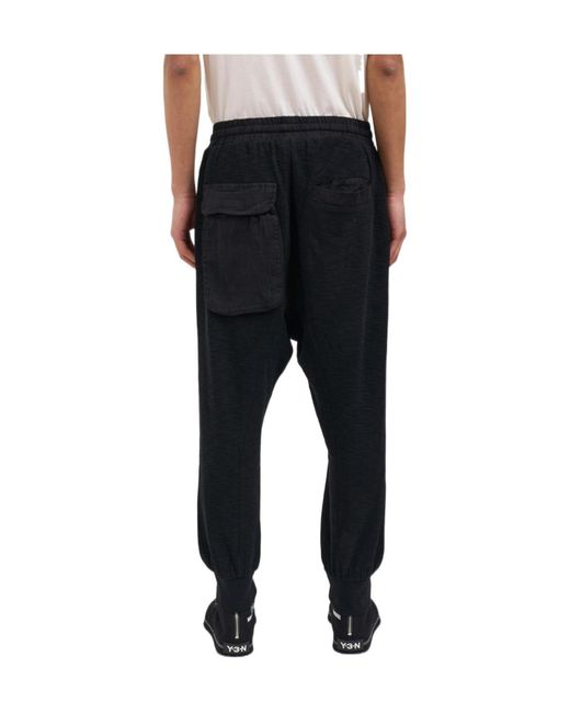 Thom Krom Black Pocket Jersey Track Pants for men