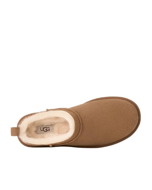 Ugg Brown Classic Micro Sandals