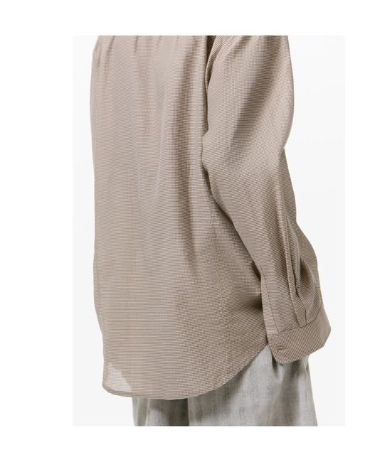 Our Legacy Natural Checked Pocket Shirt for men