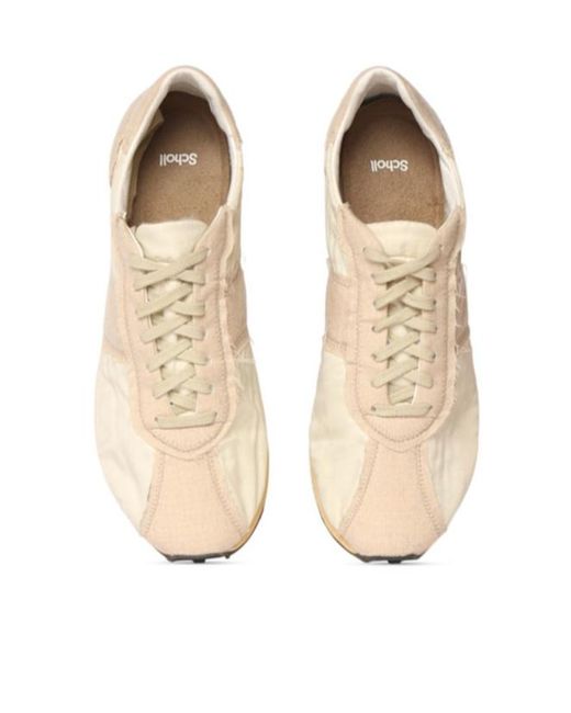 The Row Natural Round-Head Sneakers