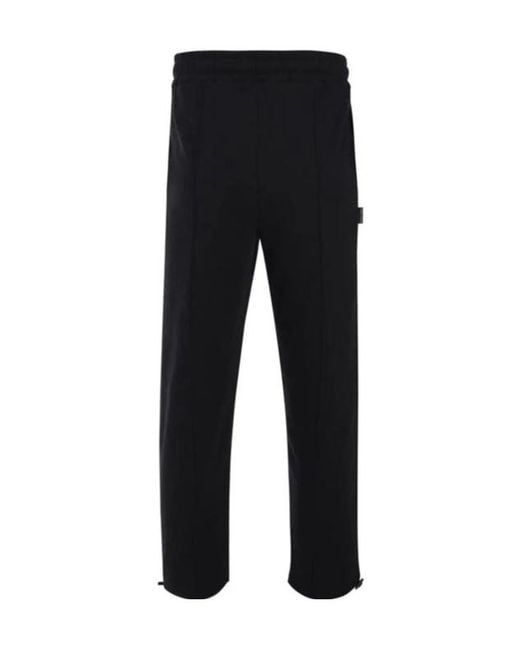 FAMILY FIRST Black Logo-Print Track Pants for men
