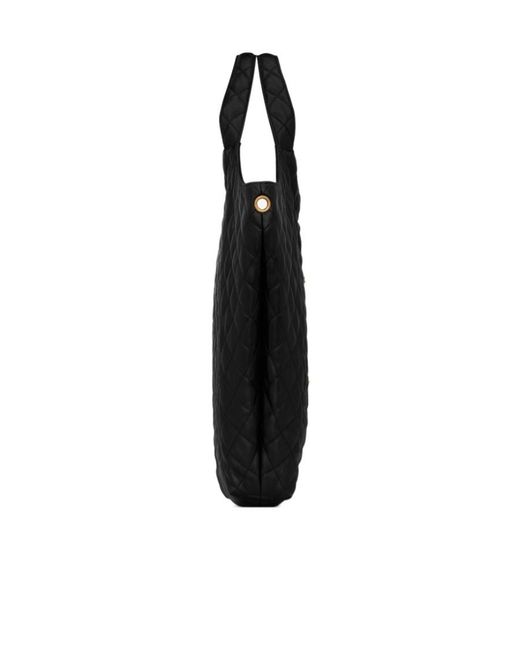Saint Laurent Black Icare Maxi Shopping Bag