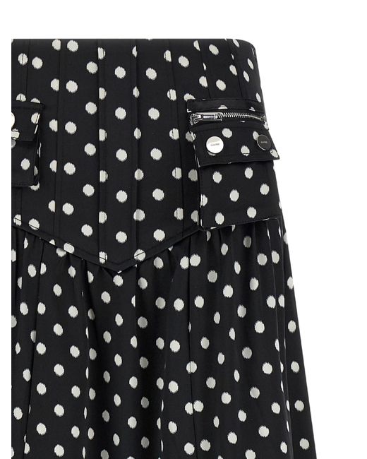 Ganni Black Skirt