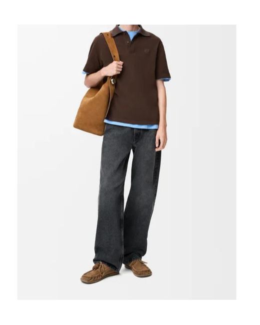 Loewe Gray Straight-Leg Jeans for men