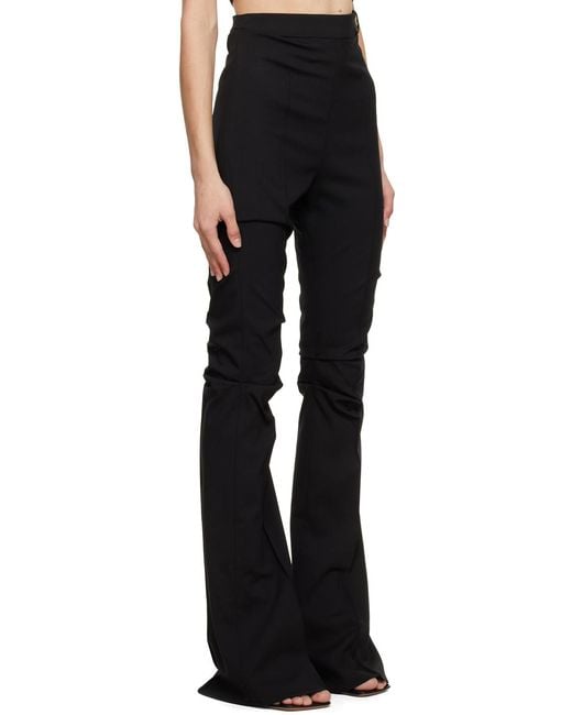 Jacquemus Black Merria Flared Trousers