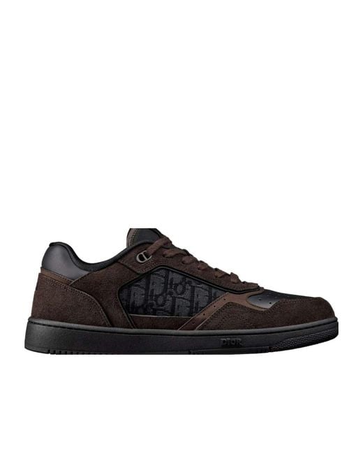 Dior Black Homme B27 Uptown Low-Top Sneakers for men