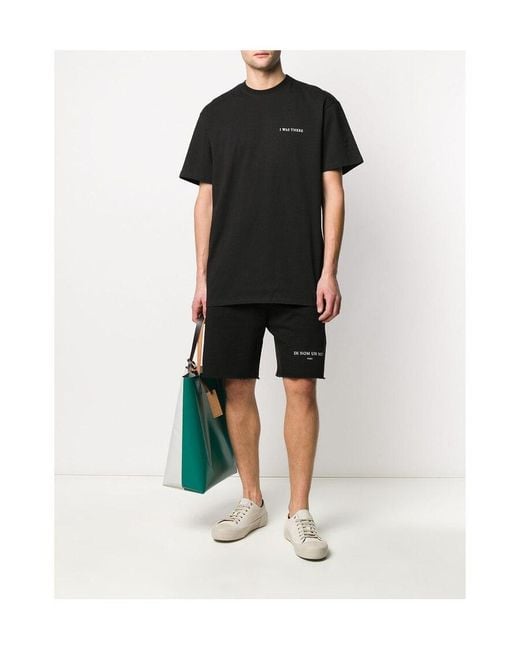 Ih Nom Uh Nit Black Logo Shorts for men