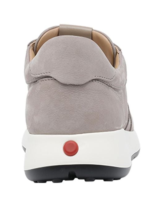 Tod's Gray Logo Embossed Sneakers for men