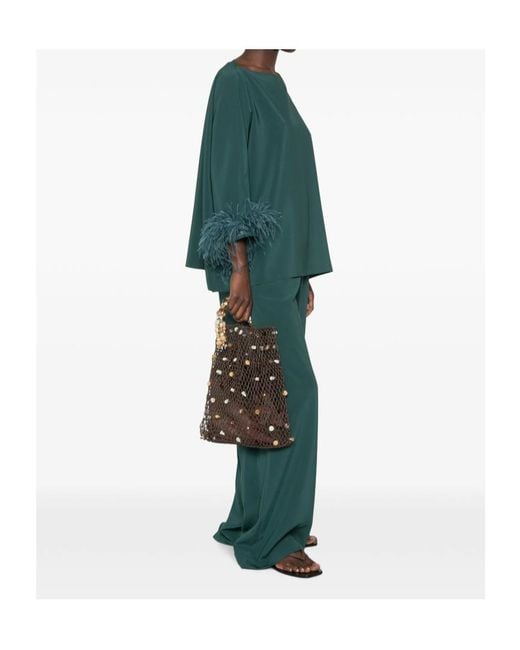 Gianluca Capannolo Green Boat-Neck Top