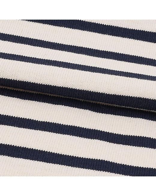 Saint James Blue Striped Cotton Top