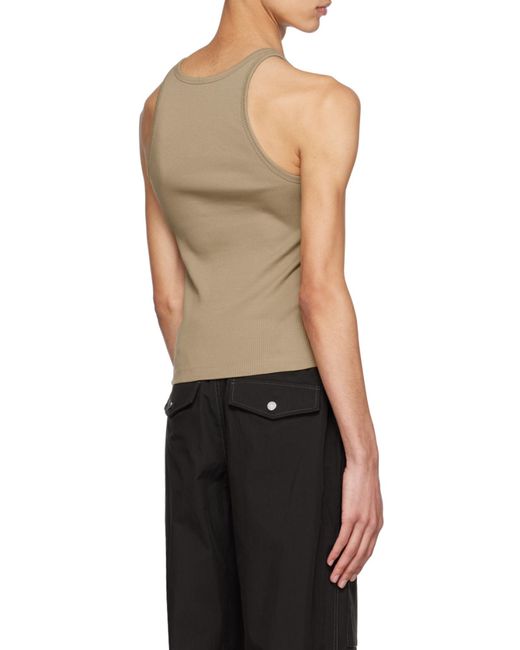 Dion Lee Multicolor E-Hook Ribbed Tank Top for men