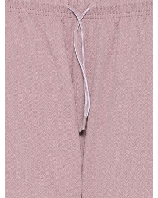 Emporio Armani Pink Chevron-Weave Swim Shorts for men
