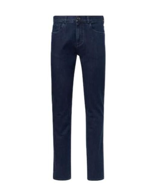 Canali Blue Slim Jeans for men