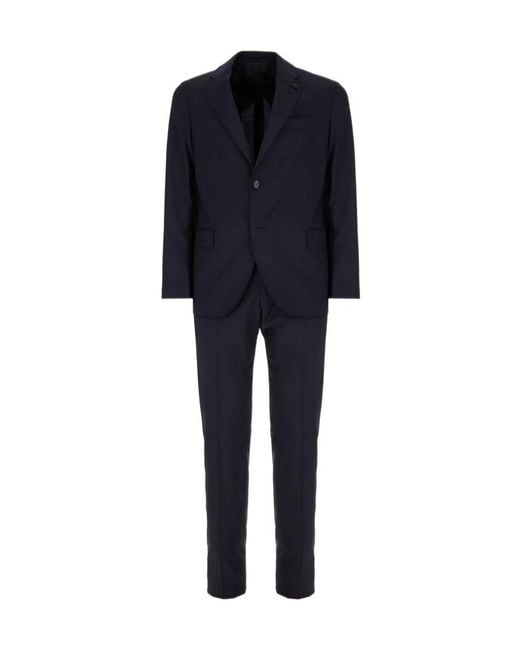 Lardini Blue Single-Breasted Suit for men
