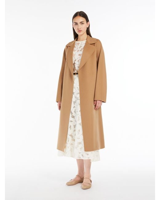Max Mara Natural Studio Belted Mid-Length Coat